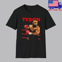 Áo thun nam màu đen Iron Mike Tyson Boxing Legend