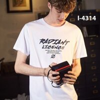 Áo Thun Nam Màu Trắng Tay Ngắn In RADIANT LICENCE MYROSE169