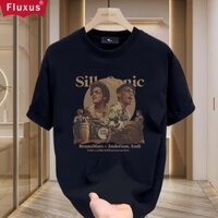 Áo thun nam Mỹ cổ điển hợp thời trang thương hiệu dáng rộng hip-hop cotton nguyên chất ngắn tay