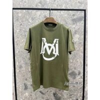 Áo thun nam ngắn tay in chữ Moncler Cotton