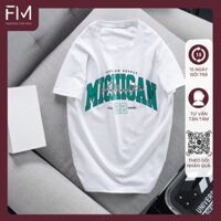 Áo thun nam ngắn tay thiết kế kiểu dáng hiện đại, chất thun co dãn cực tốt - FORMEN SHOP - FMPS204 - Trắng - M