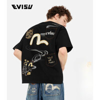 Áo thun nam nhiều túi và nhiều in hình xu hướng thông thường mới của EVIS + U
