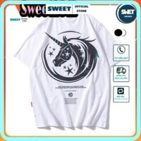 Áo thun nam nữ ♥️VYLINHSHOP♥️ áo thun phản quang ngựa đa sắc 7 màu siêu mát
