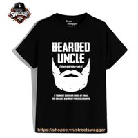 Áo thun Nam Nữ Bearded Funcle Funny Uncle Beard Definition Shirt