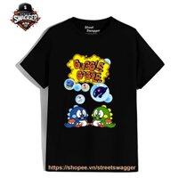Áo thun Nam Nữ Bubble Bobble NES 80s Video Game Fan Áo thun Nam Nữ