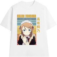 Áo Thun Nam Nữ Cao Cấp Raise Higher, Vải 100% Cotton, Thoáng mát, Chuẩn Form Hàn Quốc, In Hình Kirino Kousaka