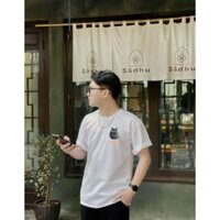Áo Thun Nam Nữ Chất Poly In Hình Mèo Béo Đen - Áo Polo Oversize Mẫu Mới Nhất 2024