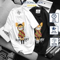 Áo Thun Nam Nữ Cổ Tròn Burberry 100% Vải Thun Cotton Dày Dặn, Siêu Thoáng Mát, Phong Cách Năng Động - Cottonclo.vn