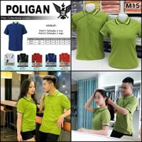 Áo Thun nam nữ cổ trụ Poligan Thái Lan màu xanh bơ PLG001M15, PLG002M15 | Shopee Việt Nam