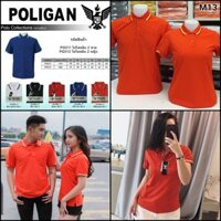 Áo Thun nam nữ cổ trụ Poligan Thái Lan màu Cam PLG001M13, PLG002M13 | Shopee Việt Nam