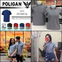 Áo Thun nam nữ cổ trụ Poligan Thái Lan màu Xám PLG001M19, PLG002M19 | Shopee Việt Nam