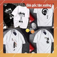 Áo thun Nam , nữ đen-trắng - áo phông tay ngắn cổ tròn giá tận xưởng