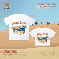 Áo Thun nam nữ Du lịch Phan Thiết 250gsm | Holiday Vietnam