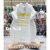 Áo thun nam nữ form rộng freesize 3158