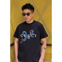 áo thun nam nữ gc in pet hình rắn, chất cotton 2c mẫu mới 2025 ap-107