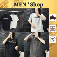 Áo Thun Nam Nữ Gi Ven Chy Họa Tiết Rách Cực Chất - Áo Thun Nam Nữ Chất Liệu Cotton Co Giãn 4 Chiều