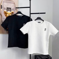 Áo Thun Nam nữ IMVELY THỜI TRANG THÊU CHỮ - VÂN NỔI