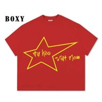 Áo thun nam nữ in lá cờ tụ hào VIÊT NAM (100% cotton)