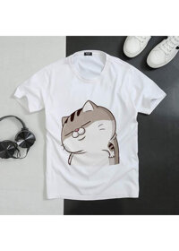 Áo Thun Nam Nữ Logo Mèo Ami - Ami không quan tâm - XL