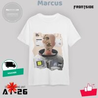 Áo thun nam nữ Marcus.Classic tay lỡ chất 100% Cotton áo phông Form rộng - DT-27