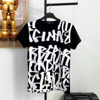 Áo Thun Nam Nữ Phối 2 Màu Đen Trắng Đơn Giản Siêu Cấp Chất Liệu Cotton Thời Trang Nam Hot Trend 2023 LinhCon Shop