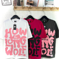 Áo Thun Nam Nữ Phong Cách How Long Wofl- Mẫu chữ H - Áo thun form rộng