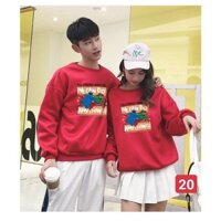 Áo thun nam nữ tay dài,  siêu dễ thương