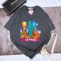 Áo thun nam nữ tay ngắn  Du Lịch Đà Nẵng Việt Nam Full 13 màu