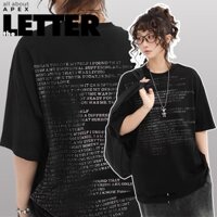 Áo thun Nam Nữ the LETTER AT13035 Form rộng 100% Cotton 250gsm - Apex Store