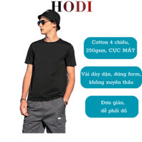 Áo thun nam nữ trơn vải Cotton 4 chiều 250gsm hàng cao cấp - áo phông mùa hè cao cấp loại đẹp
