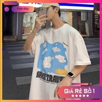 Áo Thun Nam, Nữ Unisex Tay Lỡ Form Rộng, Áo Phông Tay Lỡ Form Rộng HAZA FASHION ATL15