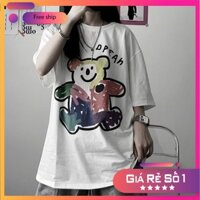 Áo Thun Nam, Nữ Unisex Tay Lỡ Form Rộng, Áo Phông Tay Lỡ Form Rộng HAZA FASHION ATL28