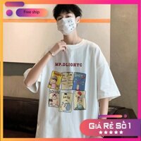 Áo Thun Nam, Nữ Unisex Tay Lỡ Form Rộng, Áo Phông Tay Lỡ Form Rộng HAZA FASHION ATL57