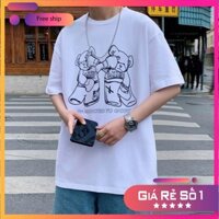 Áo Thun Nam, Nữ Unisex Tay Lỡ Form Rộng, Áo Phông Tay Lỡ Form Rộng HAZA FASHION ATL04