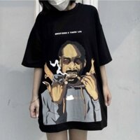 Áo thun nam nữ unisex tay lỡ form rộng in thuốc lào đẹp