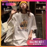 Áo Thun Nam, Nữ Unisex Tay Lỡ Form Rộng, Áo Phông Tay Lỡ Form Rộng HAZA FASHION ATL24