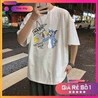 Áo Thun Nam, Nữ Unisex Tay Lỡ Form Rộng, Áo Phông Tay Lỡ Form Rộng HAZA FASHION ATL20