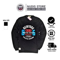 Áo Thun Nam NUDIS Tay Dài Cổ Tròn Chất Vải Cotton Thái Lan Thiết Kế Đơn Giản Phong Cách Lịch Sự Sang Trọng