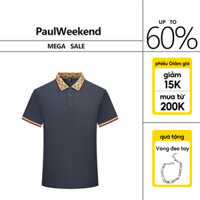Áo thun nam PaulWeekend Áo thun công sở thông thường Áo sơ mi Polo thời trang tay ngắn