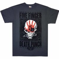 Áo thun nam phù hợp với mọi phong cách giản dị Five Finger Death Punchagram S M L Metal Official 450785