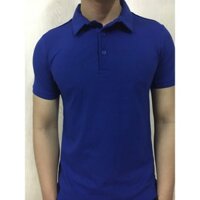 Áo Thun Nam Polo Cá Sấu ngắn tay có cổ màu Xanh Da họa tiết chấm bi đen Massimo Dutti - Phong Cách Hàng Hiệu