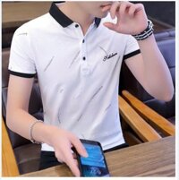 Áo thun nam polo mẫu mới - Màu trắng - L