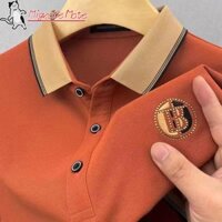 Áo thun nam Polo mới Áo thun công sở Áo thun ngắn tay đa năng trẻ trung và trung niên