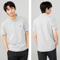 Áo thun nam POLO ngắn tay màu xám HPN - Xám 2XL