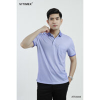 Áo thun nam Polo VITIMEX sợi Tre mềm mượt thoáng khí ATR3008