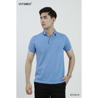 Áo thun nam Polo VITIMEX sợi Tre mềm mượt thoáng khí ATS3010