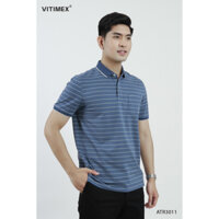 Áo thun nam Polo VITIMEX sợi Tre mềm mượt thoáng khí ATR3011