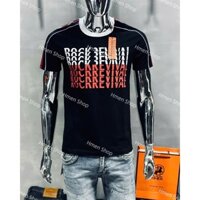 Áo Thun Nam Rock Revival Cổ Tròn Màu Đen_RR204