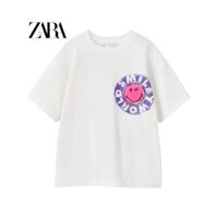 Áo thun nam SMILEYWORLD mới mùa hè ZARA 6224761 250