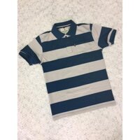 ÁO THUN NAM SỌC NGANG CÓ TÚI CHO NGƯỜI TRUNG NIÊN CHẤT VẢI ĐẸP